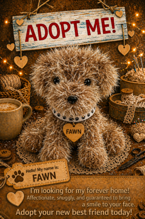Adopt a Dog - Fawn - 20cm