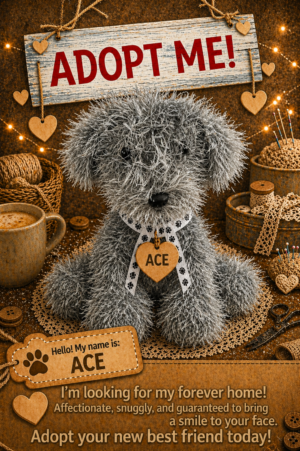 Adopt a Dog - Ace - 20cm