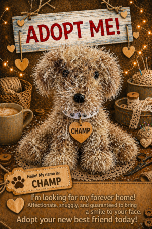 Adopt a Dog - Champ - 20cm