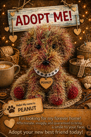 Adopt a Dog - Peanut - 20cm