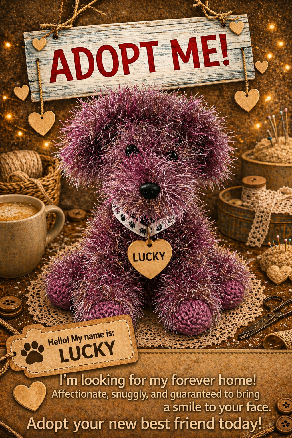 Adopt a Dog - Lucky - 20cm