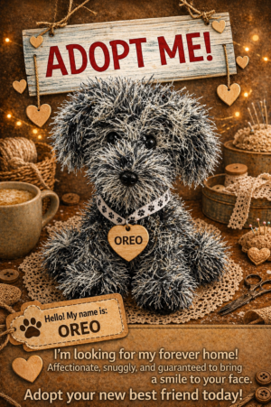 Adopt a Dog - Oreo - 20cm