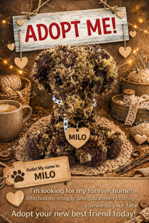 Adopt a Dog - Milo - 18cm