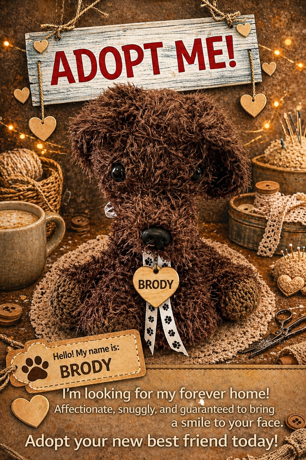 Adopt a Dog - Brody - 16cm