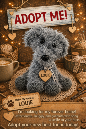 Adopt a Dog - Louie - 14cm