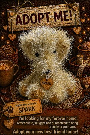Adopt a Dog - Spark - 20cm