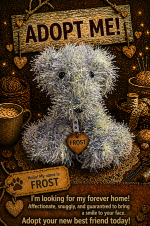 Adopt a Dog - Frost - 20cm