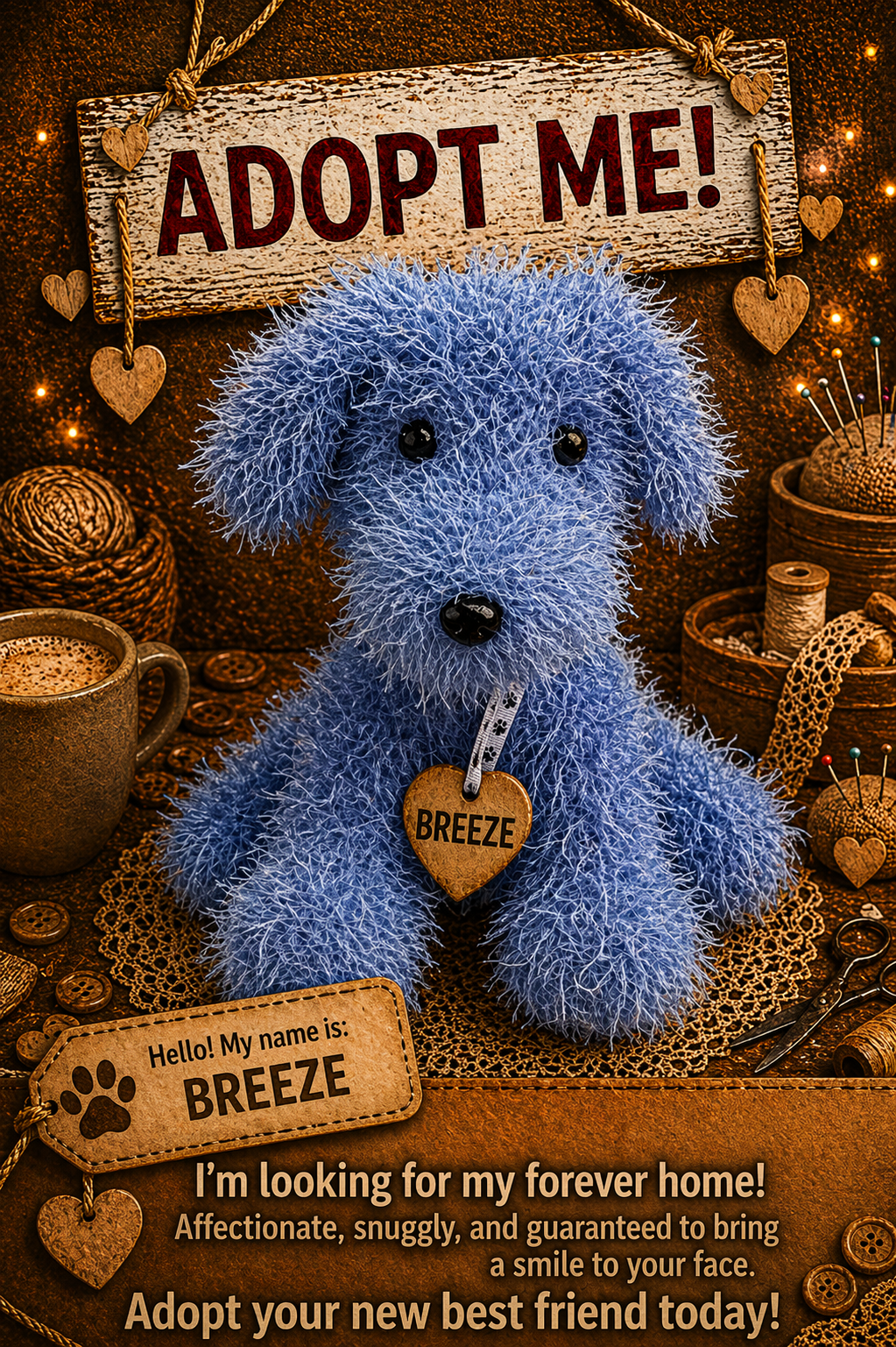 Adopt a Dog - Breeze - 20cm