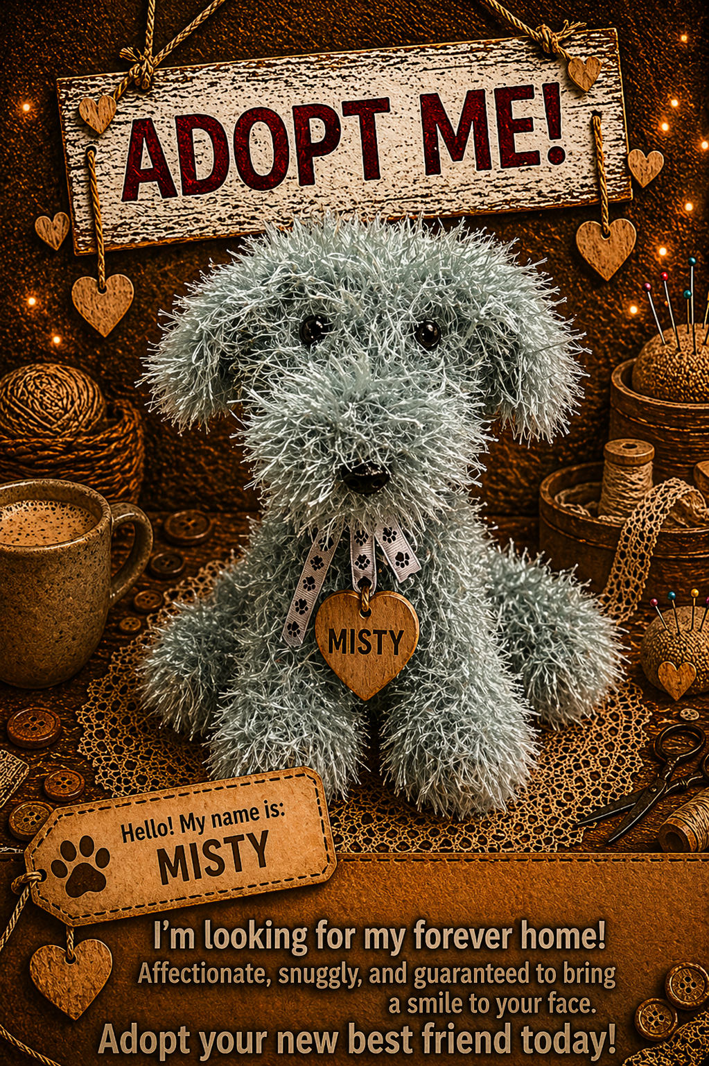 Adopt a Dog - Misty - 20cm