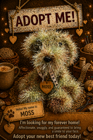 Adopt a Dog - Moss - 20cm