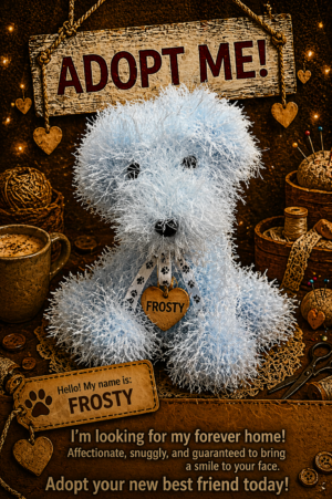 Adopt a Dog - Frosty - 20cm
