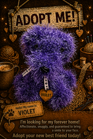 Adopt a Dog - Indigo - 22cm