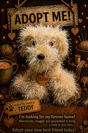 Adopt a Dog - Teddy - 20cm
