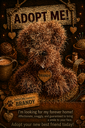 Adopt a Dog - Brandy - 20cm