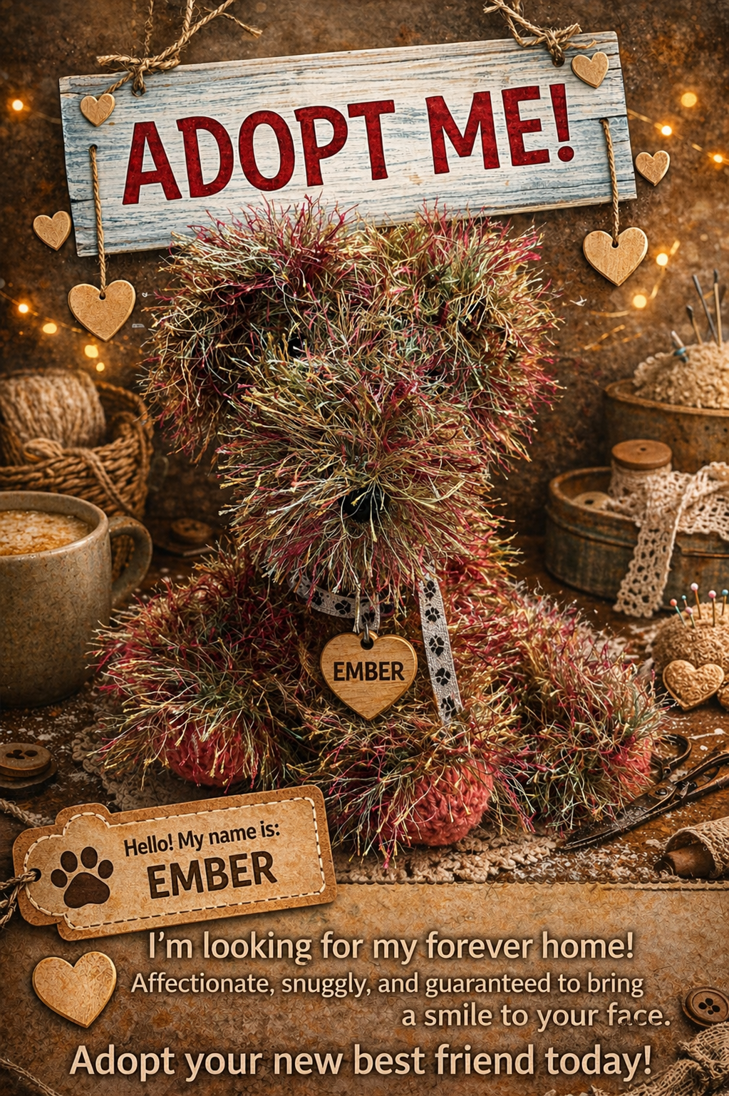 Adopt a Dog - Ember - 20cm