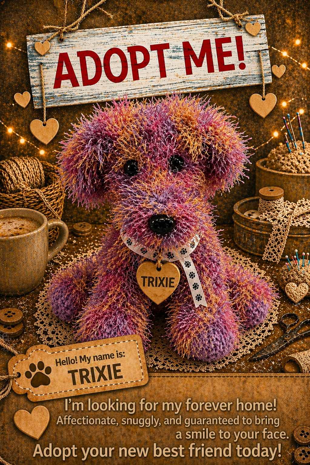 Adopt a Dog - Trixie - 20cm