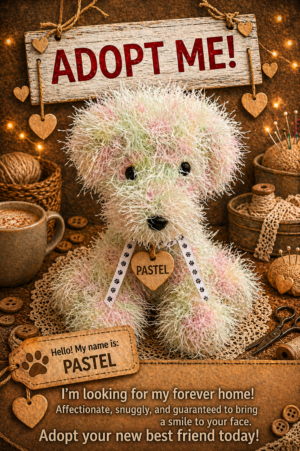 Adopt a Dog - Pastel - 20cm