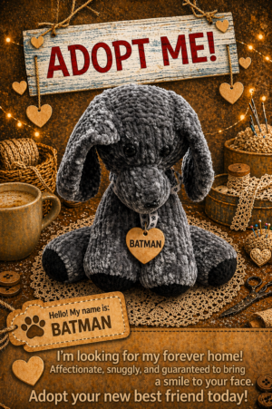 Adopt a Dog - Batman - 30cm