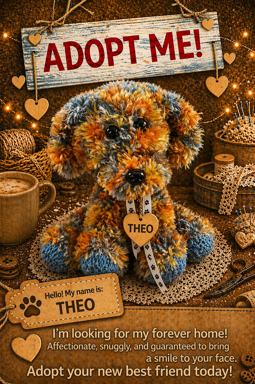 Adopt a Dog - Theo - 20cm