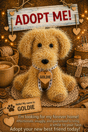 Adopt a Dog - Goldie - 20cm