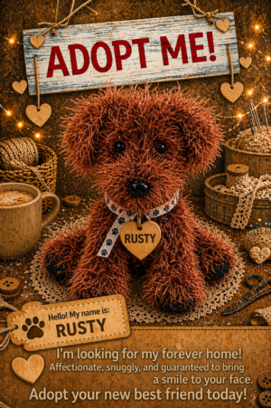 Adopt a Dog - Rusty - 20cm
