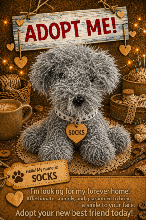Adopt a Dog - Socks - 20cm