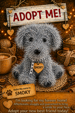 Adopt a Dog - Smoky - 18cm