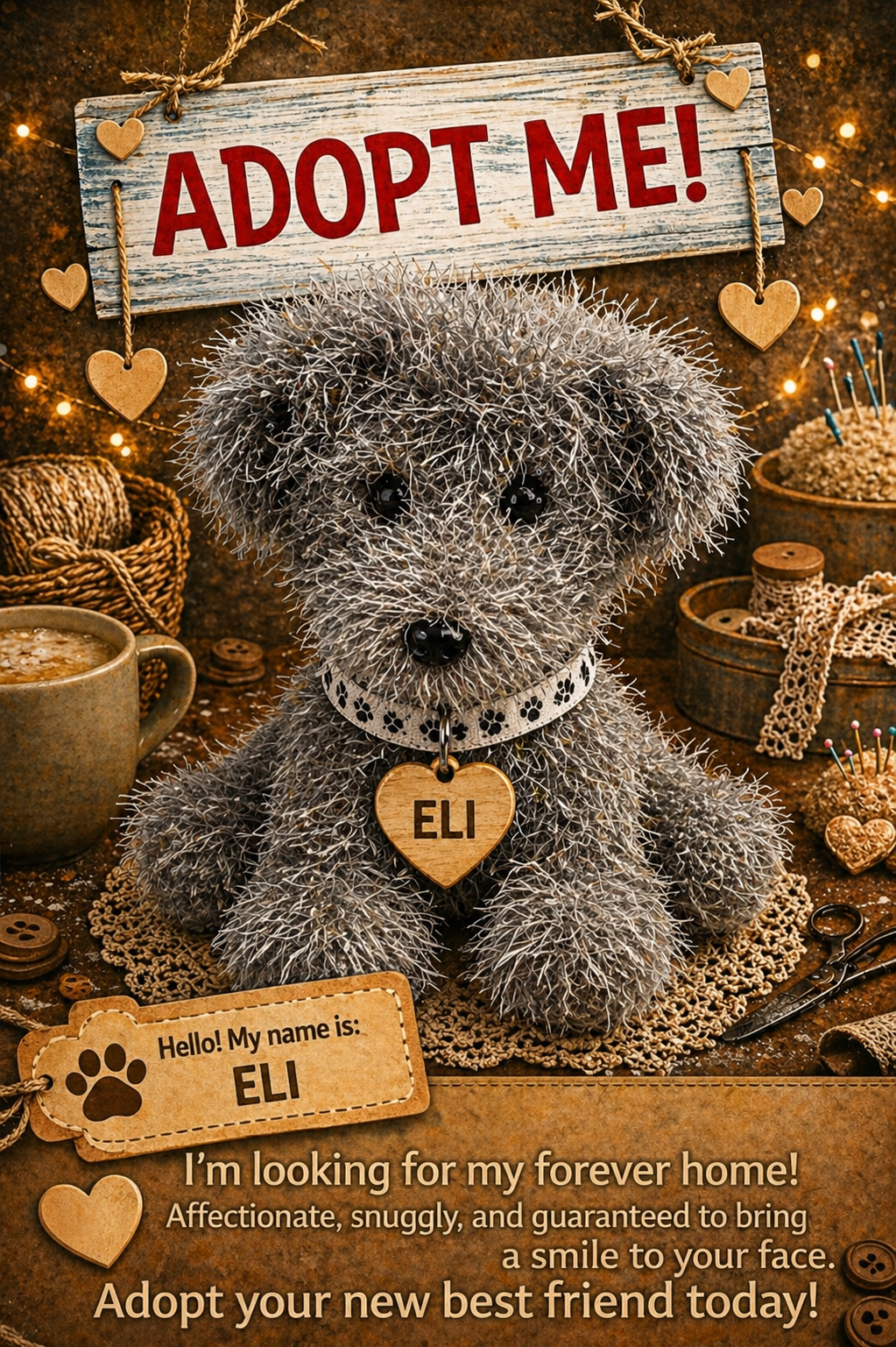 Adopt a Dog - Eli - 20cm