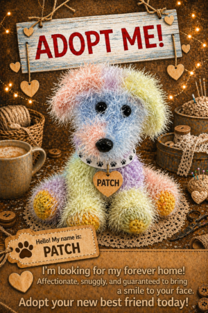 Adopt a Dog - Patch - 16cm
