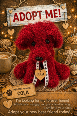 Adopt a Dog - Cola - 16cm