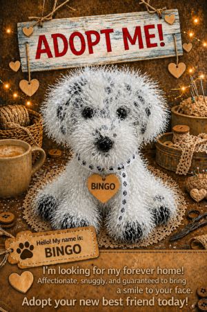 Adopt a Dog - Bingo - 20cm