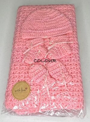 Crochet Baby Sets - Pink