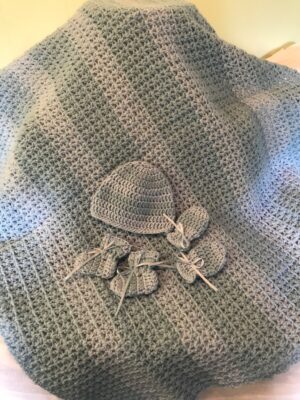 Crochet Baby Sets - Blues