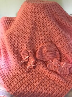 Crochet Baby Sets - Pink