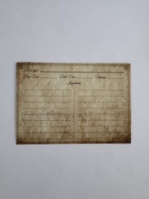 15cm x 10.5cm Post Card - Recipe Card