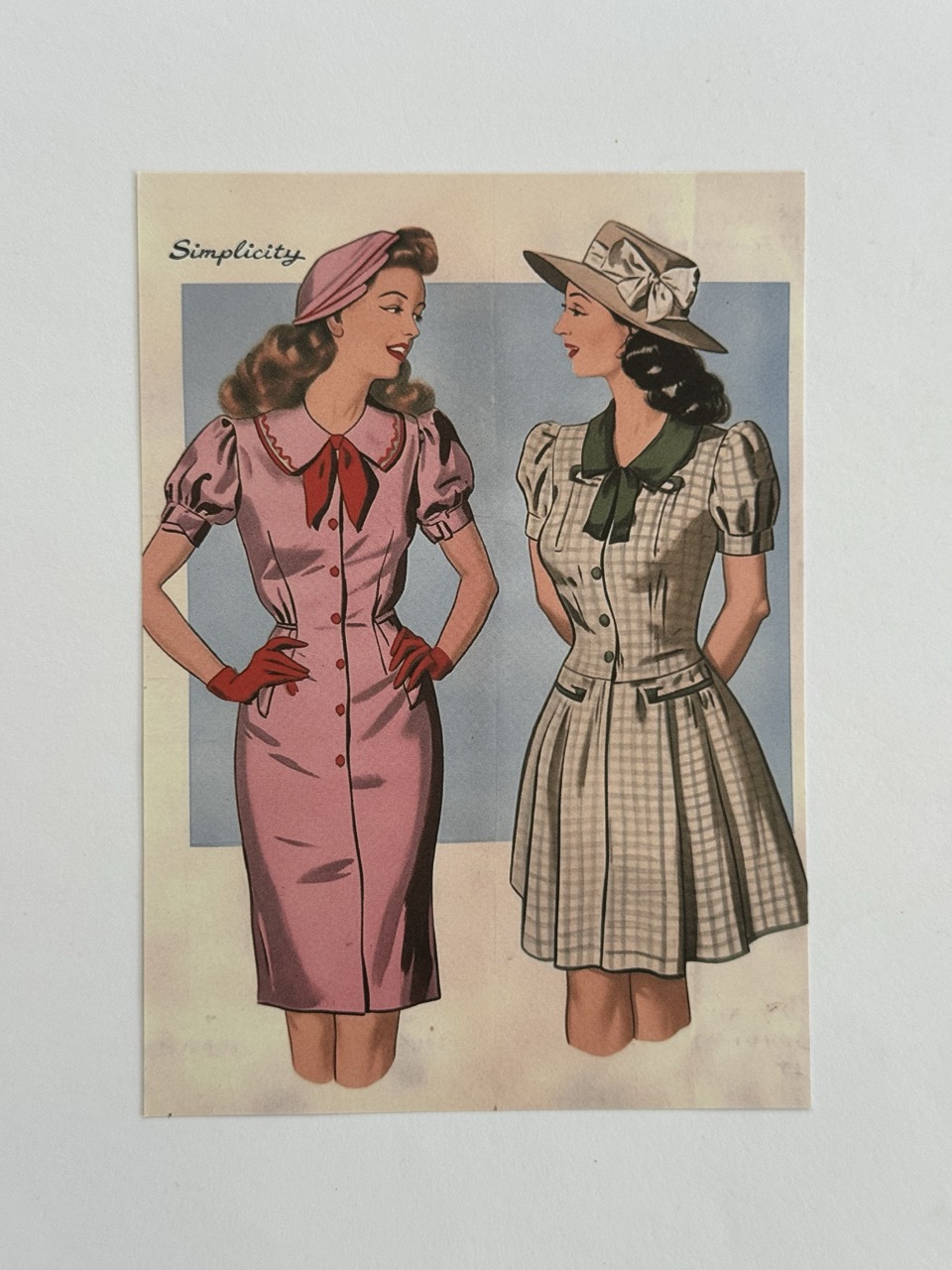 10cm x 14cm Paper - Simplicity Collars and Hats