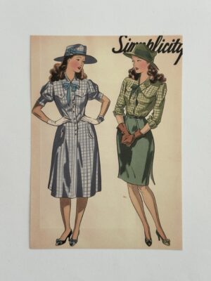 10cm x 14cm Paper - Simplicity Plaid and Hats