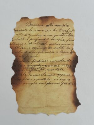 10cm x 14cm Paper - Burnt Pages Bavarese