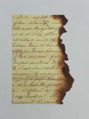 10cm x 14cm Paper - Burnt Pages X Mark Up