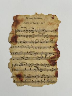 10cm x 14cm Paper - Burnt Pages Air with Variations