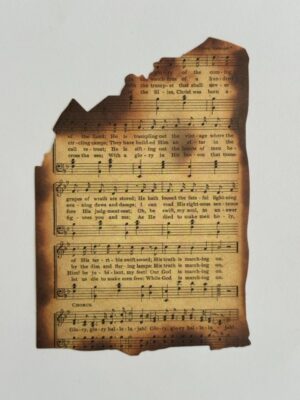 10cm x 14cm Paper - Burnt Pages Grapes of Wrath