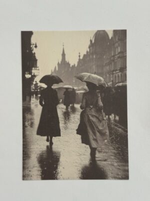 14cm x 10cm Paper - Vintage Woman City Streets