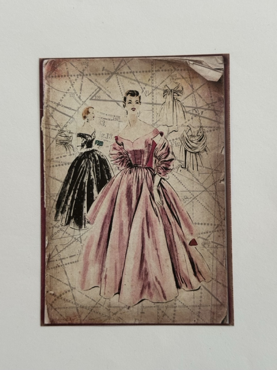 14cm x 10cm Paper - Vintage Ballroom Dressed