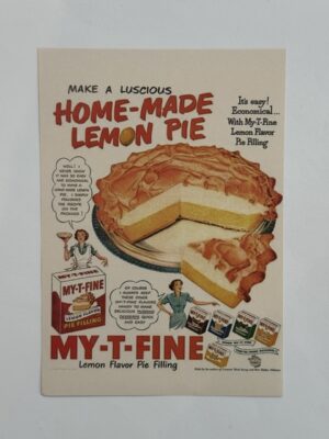 17cm x 12cm Paper - Home Made Lemon Pie