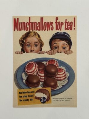 17cm x 12cm Paper - Munchmallows for tea