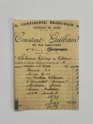 14cm x 10cm Paper - Constants Guilbaud