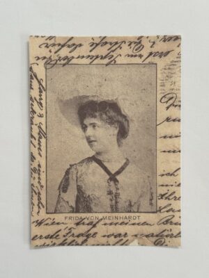 14cm x 10cm Paper - Letter and Lady