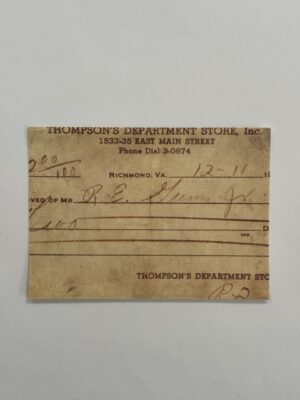 14cm x 10cm Paper - Thomspon's Department Store