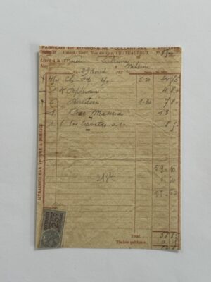 14cm x 10cm Paper - Invoice