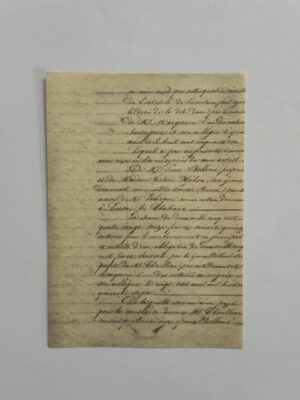 14cm x 10cm Paper - Fancy Letter